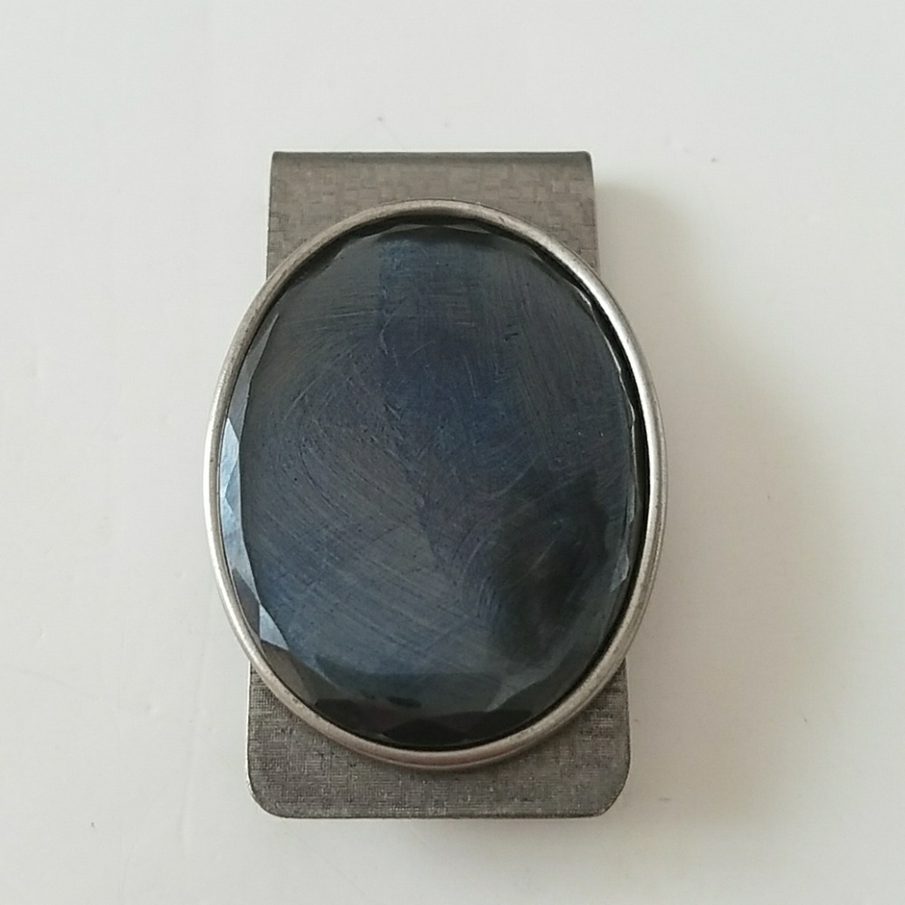 GASOLINE GLAMOUR money clip hematite